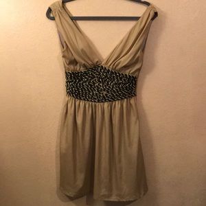 Peppe Peluso Gold shimmer dress sz S